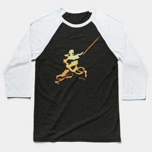 Swordfighter Ink Figure Baseball T-Shirt